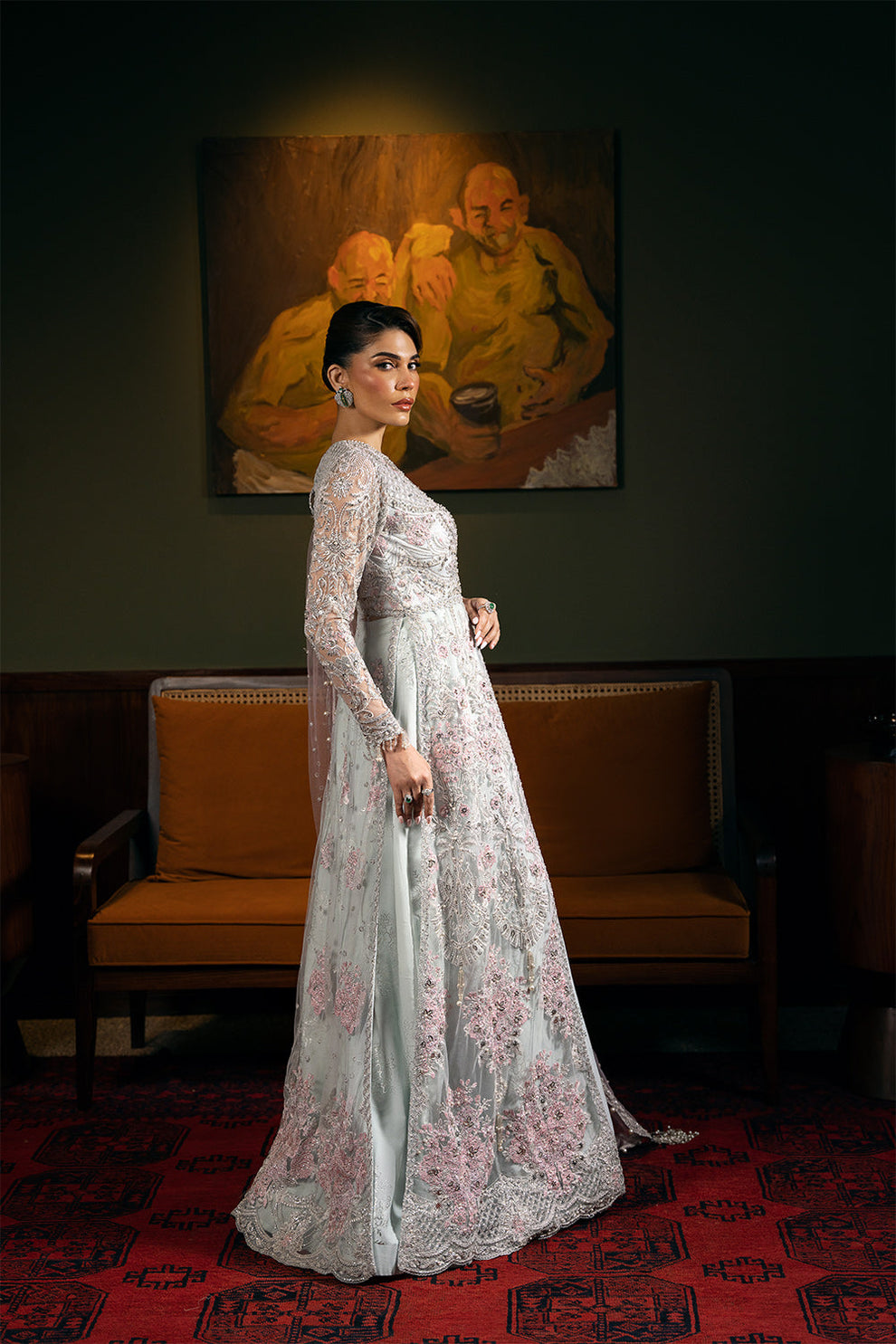 Kylo wedding dress with sequins and dupatta Pakistan