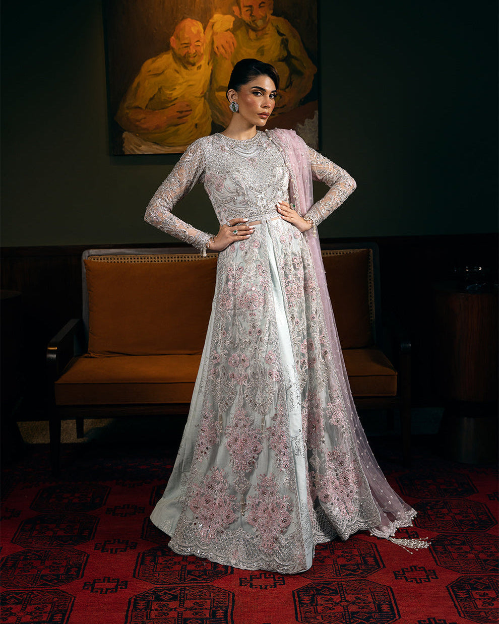 Saira Rizwan Kylo embroidered net lehenga dress